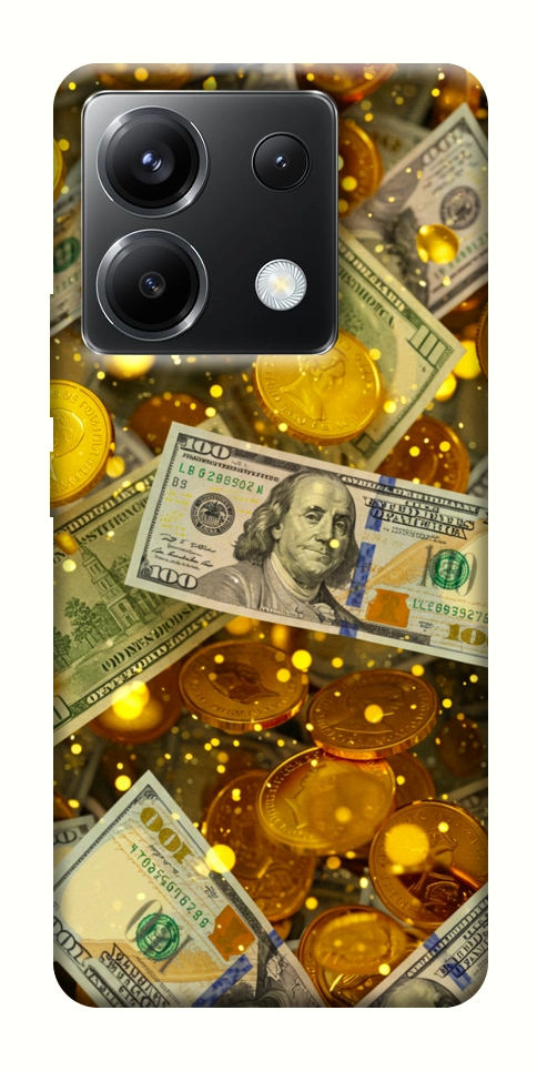 Чохол Gold and dollars для Xiaomi Poco X6
