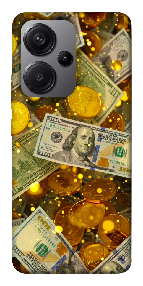 Чехол Gold and dollars для Xiaomi Redmi Note 13 Pro+