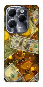 Чехол Gold and dollars для Infinix Hot 40 Pro