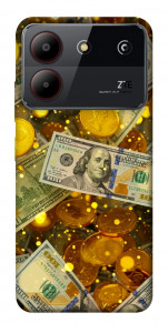 Чохол Gold and dollars для ZTE Blade A54 4G