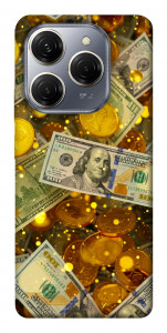 Чехол Gold and dollars для TECNO Spark 20 Pro