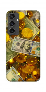 Чехол Gold and dollars для Galaxy S24 FE