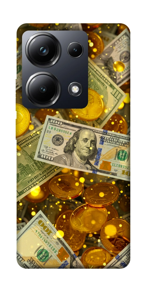Чехол Gold and dollars для Xiaomi Poco M6 Pro 4G