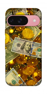 Чехол Gold and dollars для Google Pixel 9