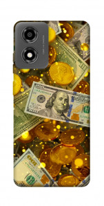 Чехол Gold and dollars для Motorola Moto E14