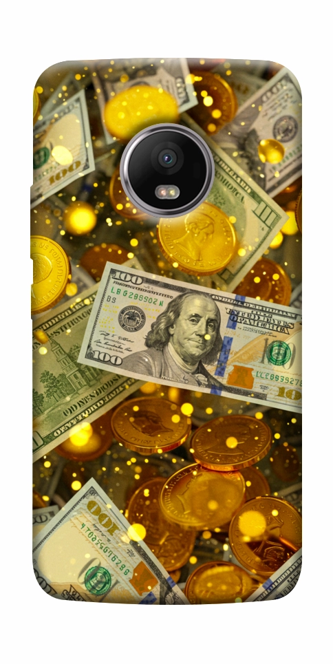 Чехол Gold and dollars для Motorola Moto G5S