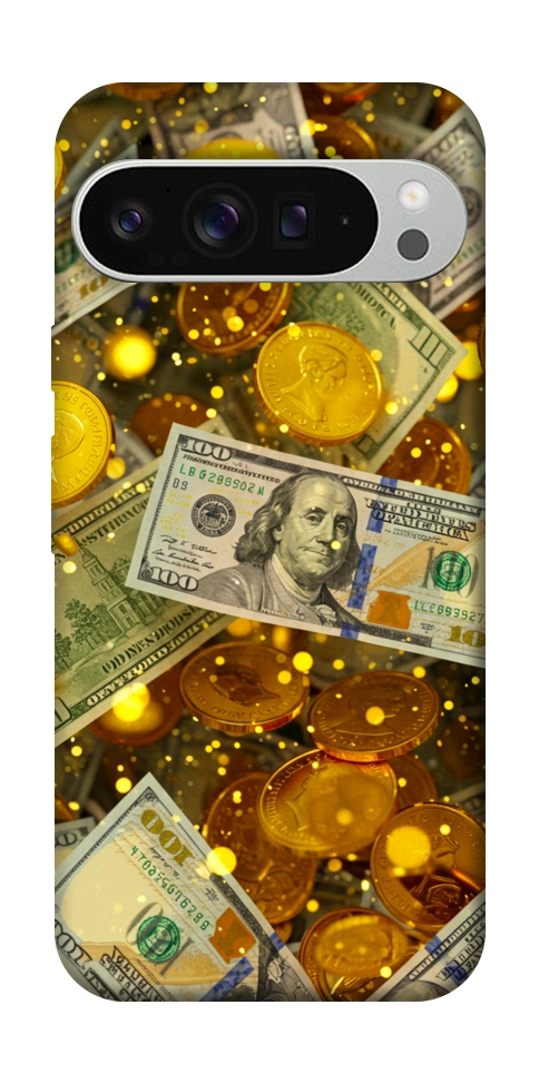Чохол Gold and dollars для Google Pixel 9 Pro XL