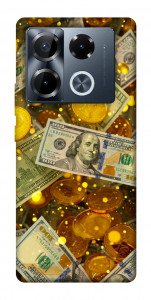 Чохол Gold and dollars для Infinix Note 40 Pro 4G