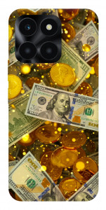 Чехол Gold and dollars для Huawei Honor X6a