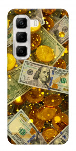 Чехол Gold and dollars для Infinix Hot 50 4G