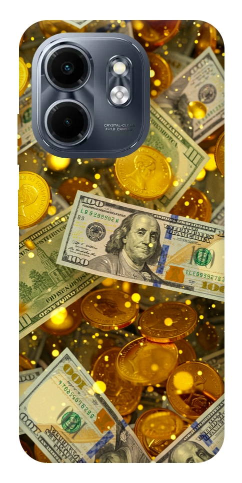 Чохол Gold and dollars для Infinix Smart 9 4G