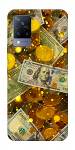 Чехол Gold and dollars для Vivo V21