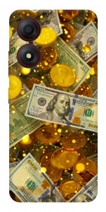 Чехол Gold and dollars для ZTE Blade A34 4G
