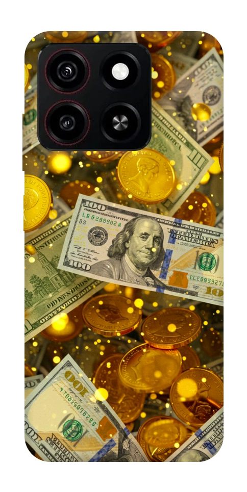 Чехол Gold and dollars для ZTE Blade A35 4G