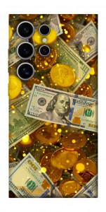 Чохол Gold and dollars для Galaxy S25 Ultra