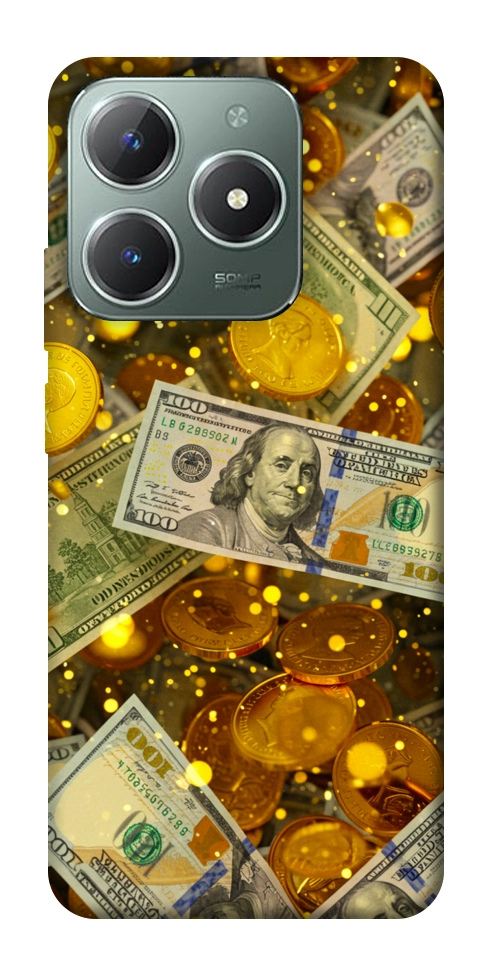 Чохол Gold and dollars для Realme C61