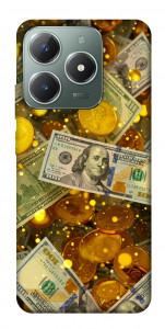 Чохол Gold and dollars для Realme C61