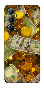 Чехол Gold and dollars для Realme C65 4G