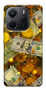 Чехол Gold and dollars для Xiaomi Redmi Note 14 4G (Int. version)