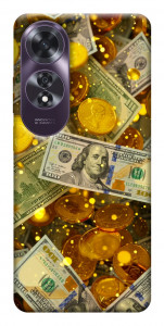 Чохол Gold and dollars для Oppo A60 4G