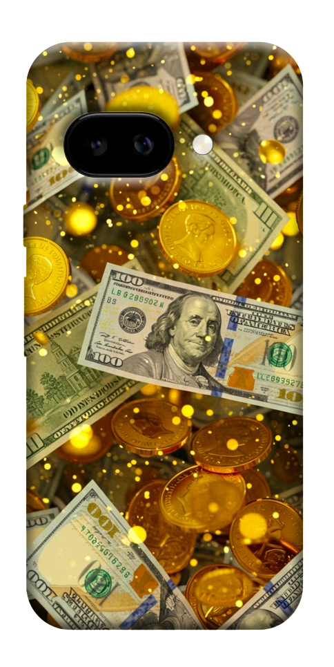 Чехол Gold and dollars для Google Pixel 9a