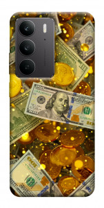 Чехол Gold and dollars для Realme C75