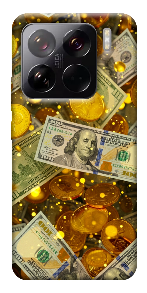 Чехол Gold and dollars для Xiaomi 15 Pro