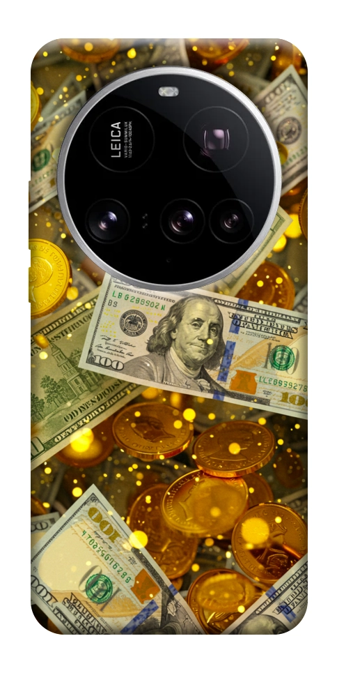 Чехол Gold and dollars для Xiaomi 15 Ultra