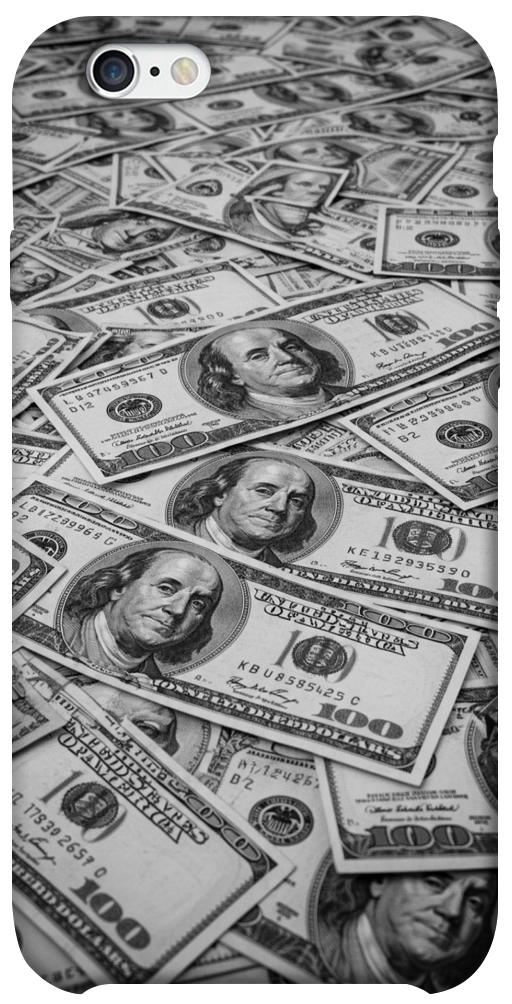 Чохол Dollars background для iPhone 6