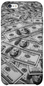 Чехол Dollars background для iPhone 6s (4.7'')