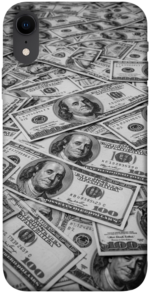 Чохол Dollars background для iPhone XR