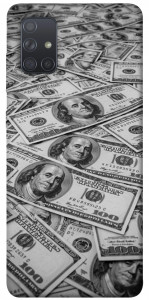 Чехол Dollars background для Galaxy A71 (2020)