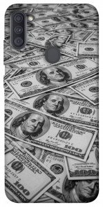 Чехол Dollars background для Galaxy A11 (2020)