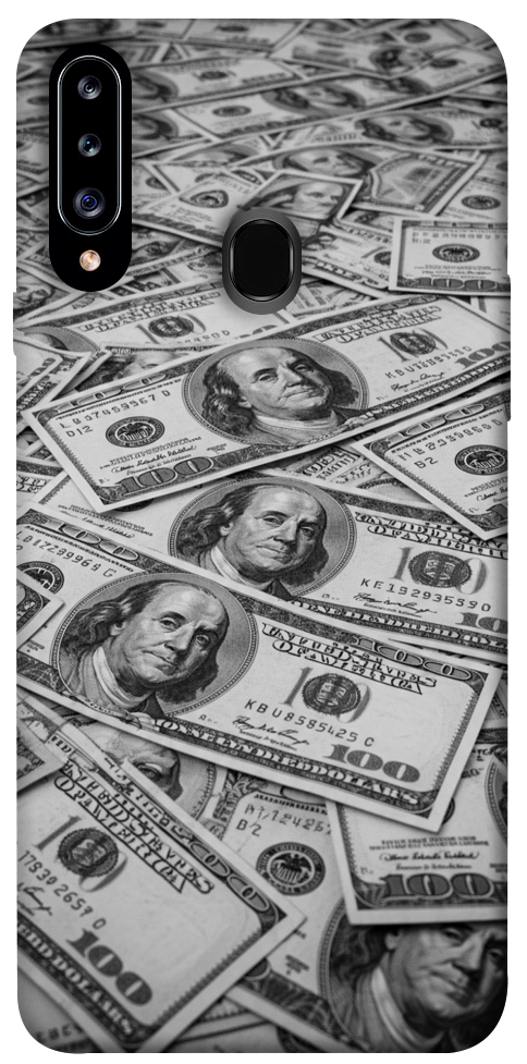 Чехол Dollars background для Galaxy A20s (2019)