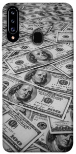 Чехол Dollars background для Galaxy A20s (2019)