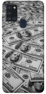 Чехол Dollars background для Galaxy A21s (2020)