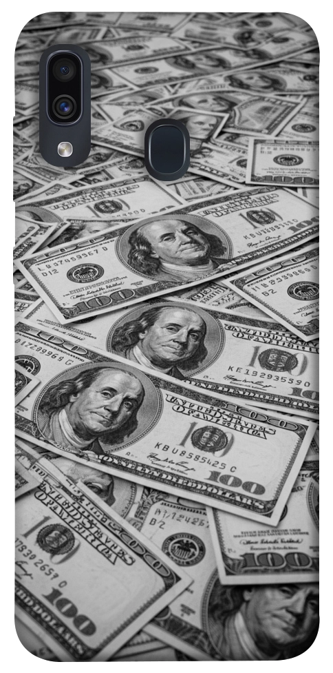 Чехол Dollars background для Galaxy A30 (2019)