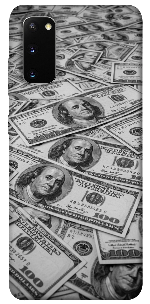 Чехол Dollars background для Galaxy S20 (2020)