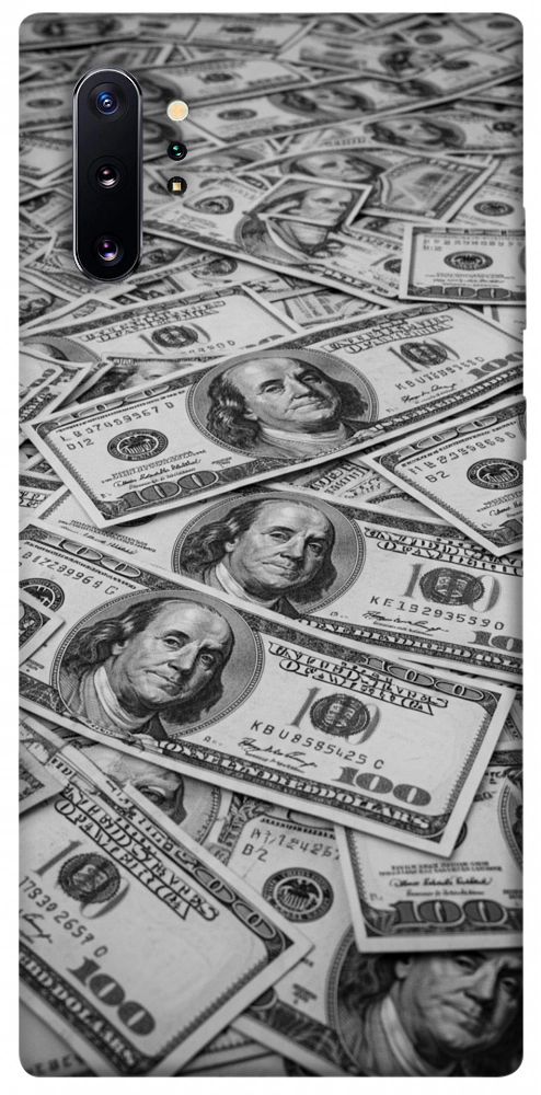 Чехол Dollars background для Galaxy Note 10+ (2019)