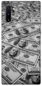 Чехол Dollars background для Galaxy Note 10+ (2019)