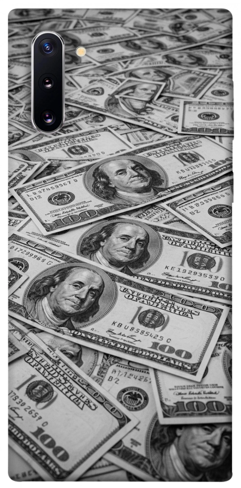 Чехол Dollars background для Galaxy Note 10 (2019)
