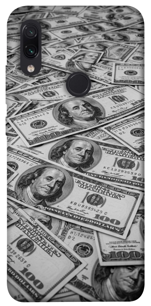 Чохол Dollars background для Xiaomi Redmi Note 7