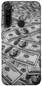 Чехол Dollars background для Xiaomi Redmi Note 8