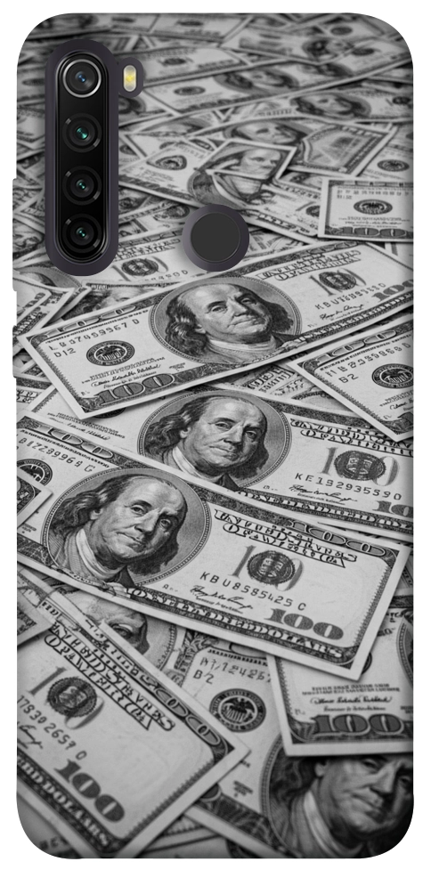 Чехол Dollars background для Xiaomi Redmi Note 8T