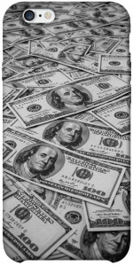 Чехол Dollars background для iPhone 6 plus (5.5'')