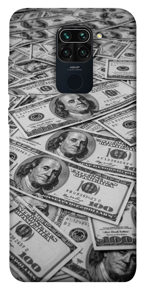 Чехол Dollars background для Xiaomi Redmi 10X