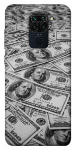 Чохол Dollars background для Xiaomi Redmi Note 9