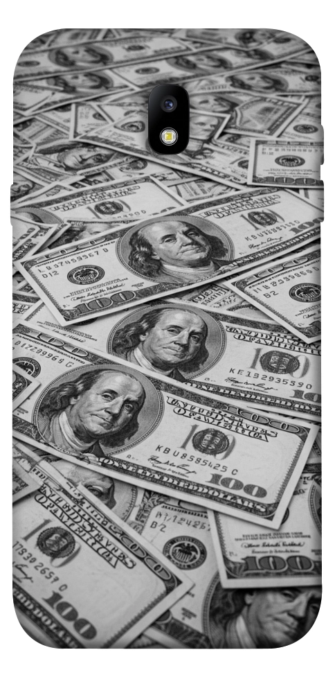 Чехол Dollars background для Galaxy J7 (2017)