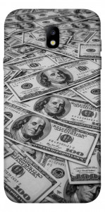 Чехол Dollars background для Galaxy J7 (2017)