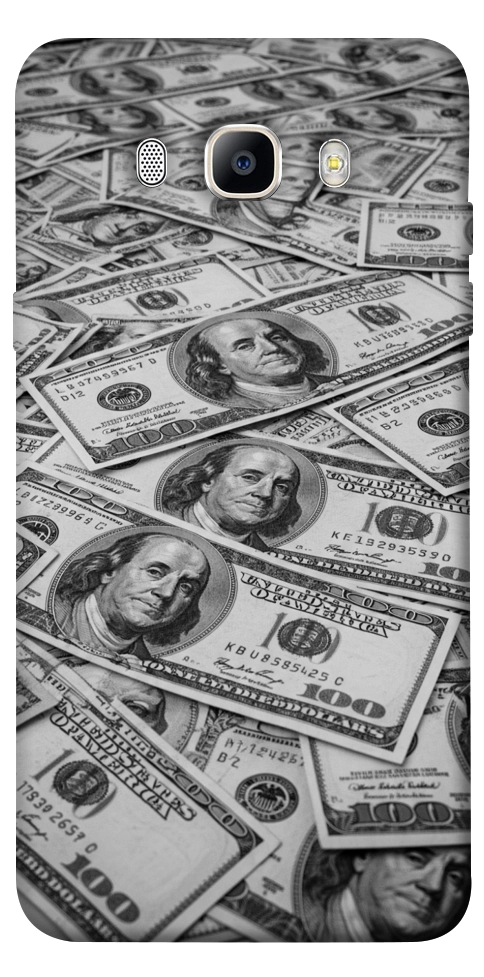 Чехол Dollars background для Galaxy J5 (2016)